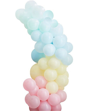 Mix It Up Pastel Balloon Arch Pack of 75