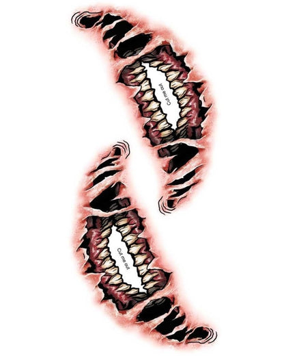 Big Mouth Decay Tattoo Set