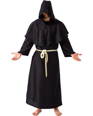 Monk Black Adult Costume