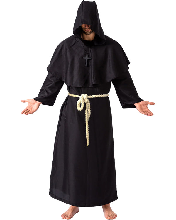 Monk Black Adult Costume