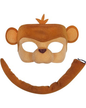 Monkey Deluxe Mask and Tail Set