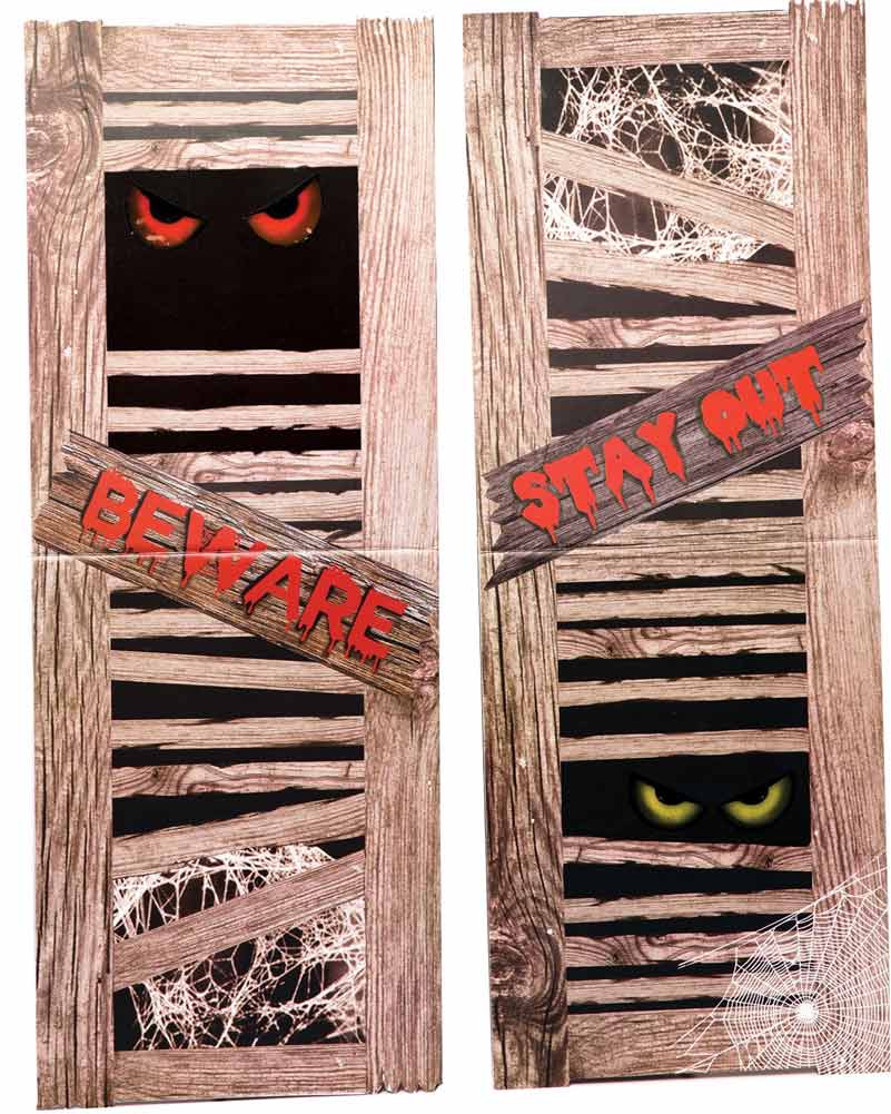 Monster Creepy Shutter Outdoor Decoration