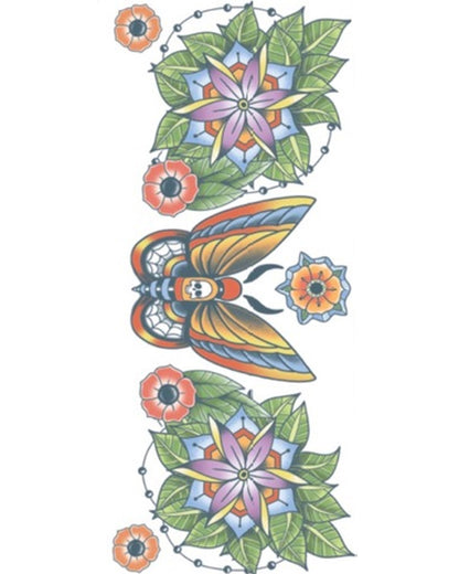 Moth Neck Tattoo FX