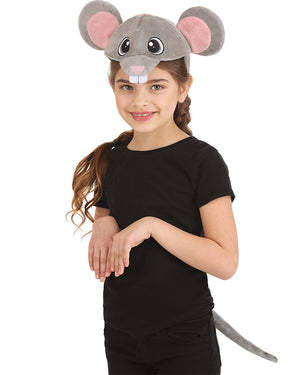 Mouse Headband and Tail Set