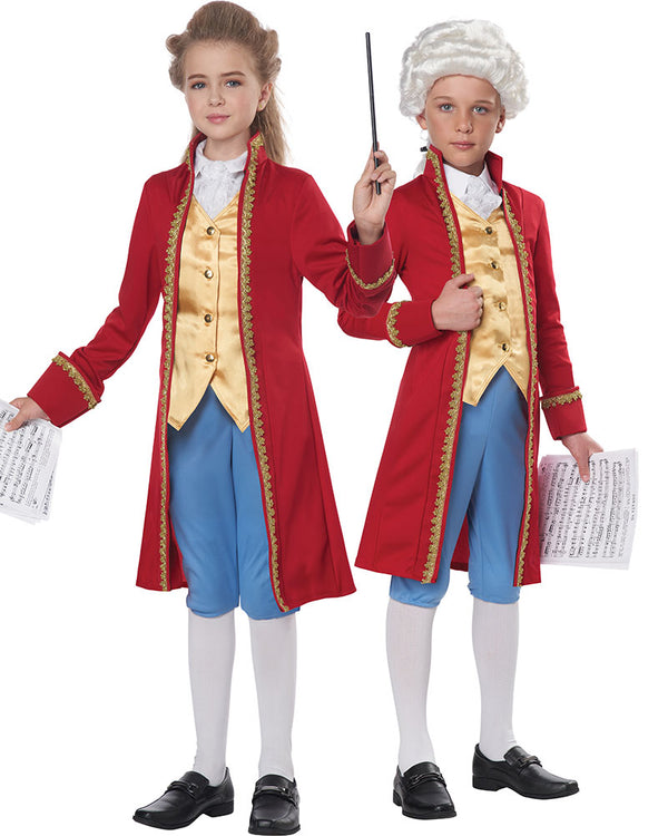 Mozart Classical Composer Kids Costume