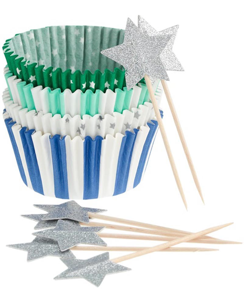 Blue Cupcake Kit