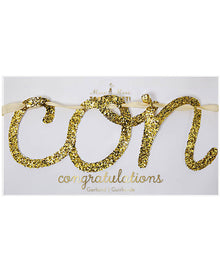 Congratulations Gold Garland 4.2m