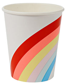 Rainbow 266ml Paper Cups Pack of 12