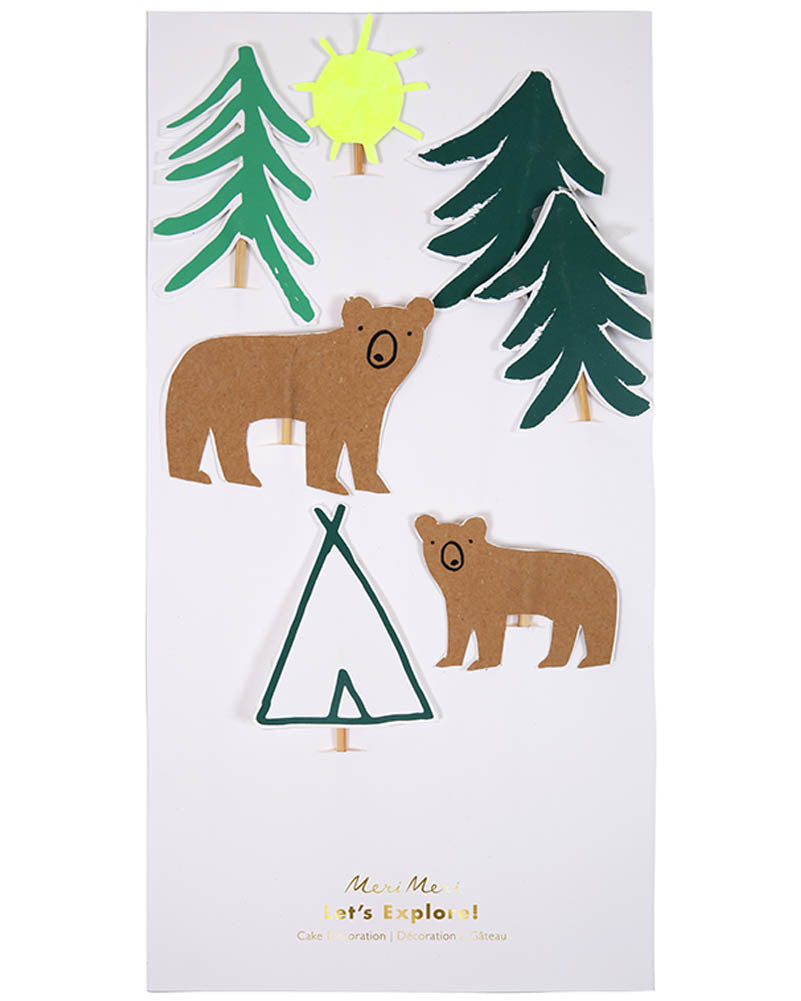 Lets Explore Cake Toppers Pack of 7
