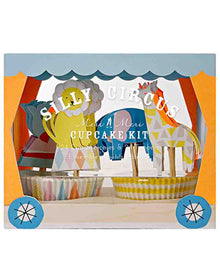 Meri Meri Silly Circus Paper Cupcake Kit