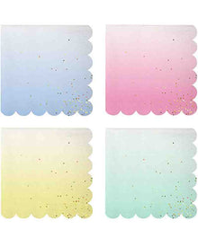 Meri Meri Ombre 16cm Napkins Pack of 16