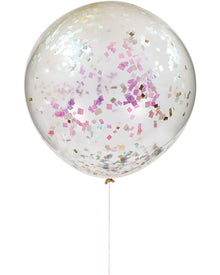 Christmas Iridescent Jumbo Confetti Balloons Pack of 3
