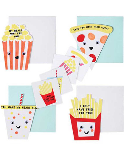 Meri Meri Fun Foods Cards And Tattoos Set of 24