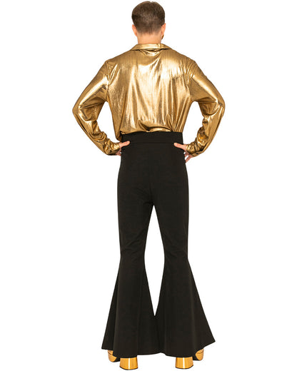 70s Mr Disco Golden Mens Shirt