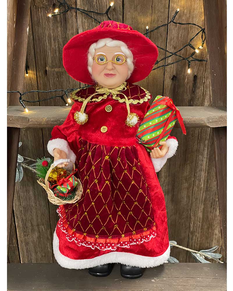 Christmas Mrs Claus Figurine 45cm