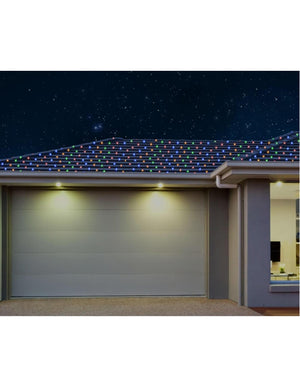 Multi-Coloured 720 Piece LED Net Christmas Lights 2.4m x 3.6m