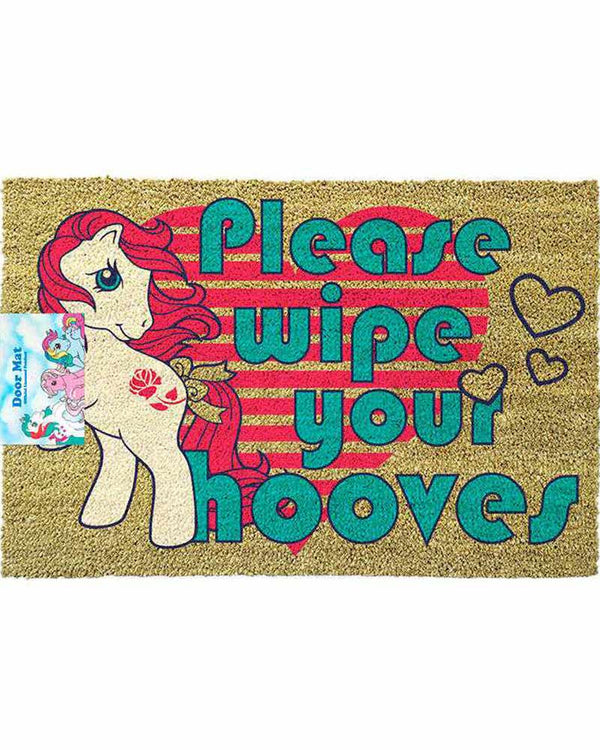 My Little Pony Wipe Your Hooves Retro Doormat