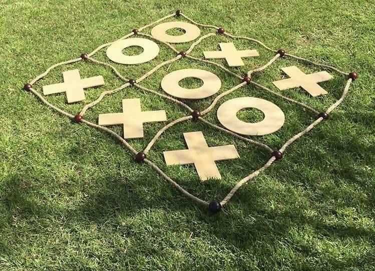 Giant Naughts And Crosses Tic Tac Toe Game Set