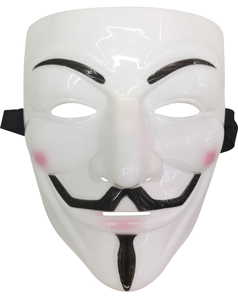 Mysterious Moustache Man Half Mask