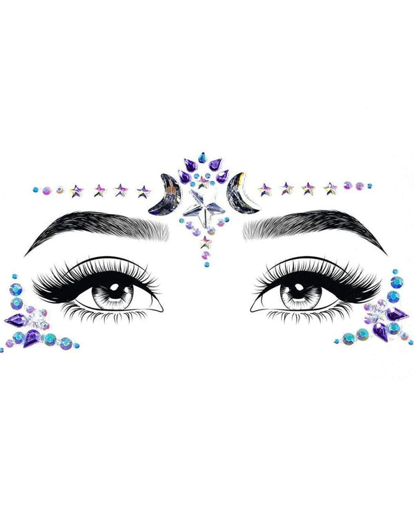 Mystic Adhesive Face Jewels Sticker