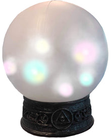 Mystical Crystal Ball with Lights and Sound 28cm For Halloween