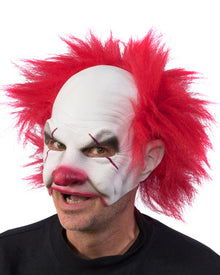 Carnival Creep Clown Half Halloween Mask