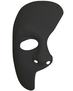 Black Phantom of the Opera Masquerade Mask