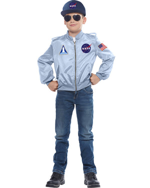 Nasa Flight Jacket Kids Costume