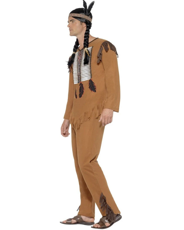 Native Western Warrior Mens Costume