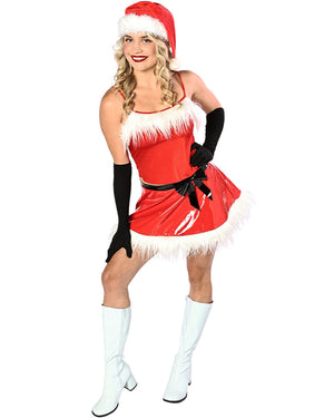 Mean Santa Girl Womens Christmas Costume