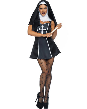 Naughty Nun Sexy Womens Costume
