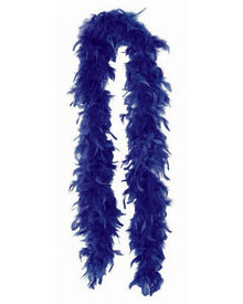 Navy Feather Boa
