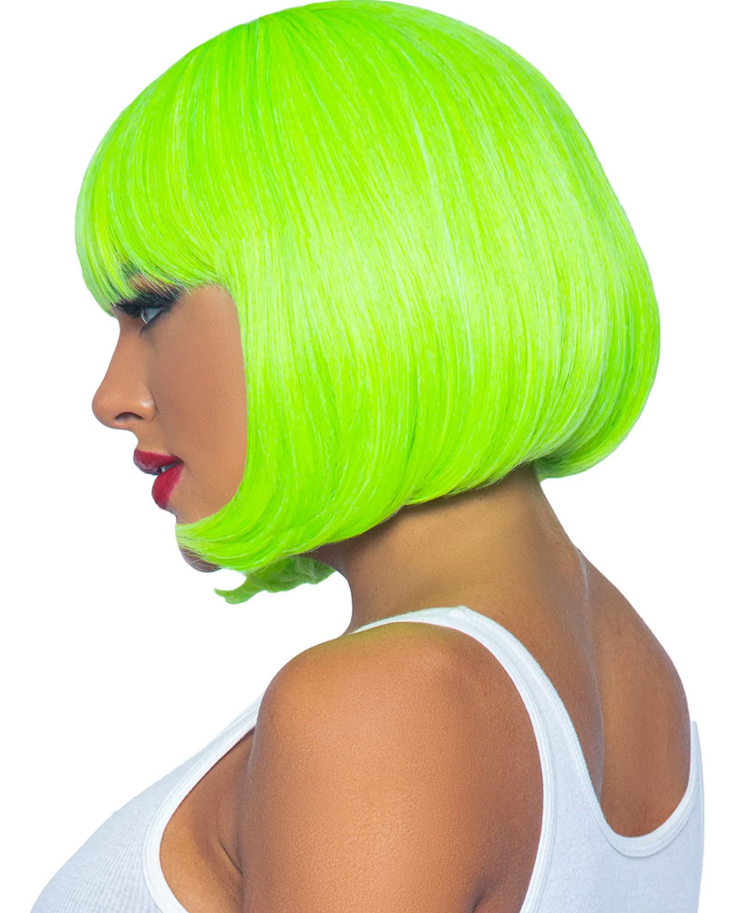 Neon Green Bob Wig