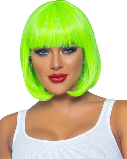 Neon Green Bob Wig