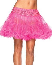 Neon Pink Layered Tulle Petticoat