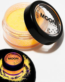 Neon UV Body Glitter Shaker Golden Yellow 5g