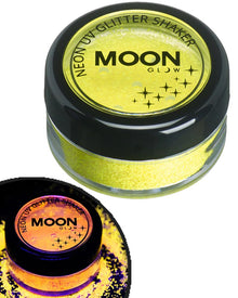 Neon UV Body Glitter Shaker Yellow 5g