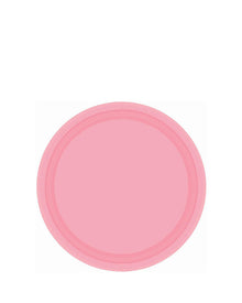 New Pink 17cm Round Paper Plates Pack of 20