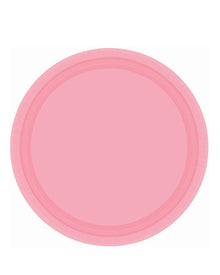 New Pink 23cm Round Paper Plates Pack of 20