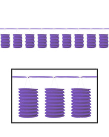 New Purple Paper Lantern Garland