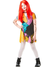 Disney Nightmare Before Christmas Sally Girls Halloween Costume