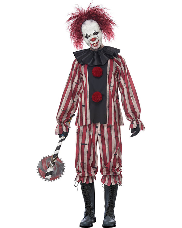 Nightmare Clown Mens Plus Size Costume