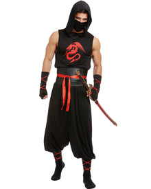 Masked Ninja Mens Halloween Costume
