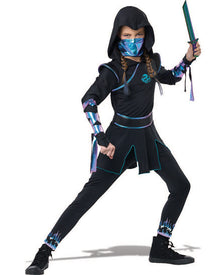 Ninja Nightfire Deluxe Girls Costume
