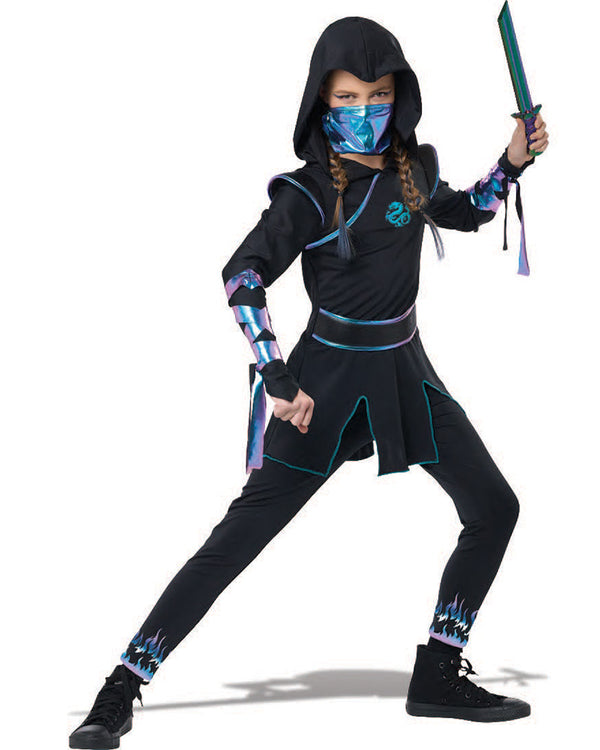 Ninja Nightfire Deluxe Girls Costume