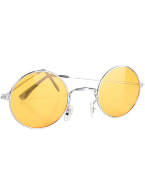 60s Yellow Lennon Glasses