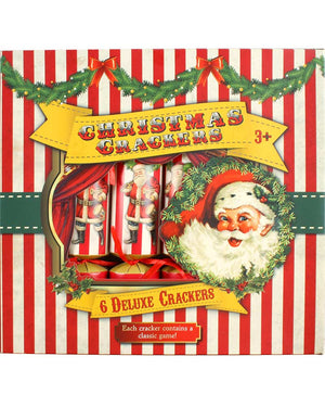 Christmas Nostalgic Santa Bon Bon Crackers Pack of 6