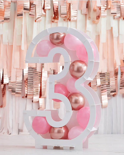 Mix It Up Number 3 Balloon Kit
