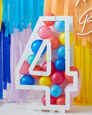Mix It Up Number 4 Balloon Kit