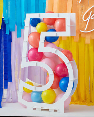 Mix It Up Number 5 Balloon Kit